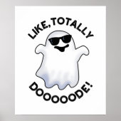 Net als bij de Doode Funny Ghost Pun Poster (Voorkant)