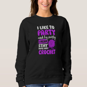 Net als bij een feestje, bedoel ik Crocheting Trui