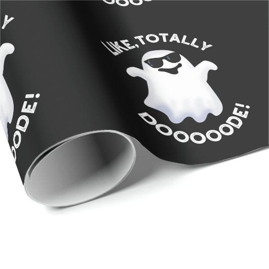 Net als bij Funny Ghost Pun Dark BG Cadeaupapier (Rol Hoek)