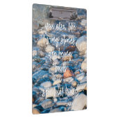 Net als bij levende stenen 1e Peter Bijbelse Verse Klembord (Rechts)