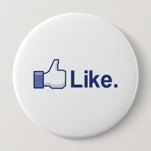 Net als Bumpersticker Ronde Button 4,0 Cm (Voorkant)