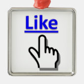 Net als Button Ornament (Voorkant)
