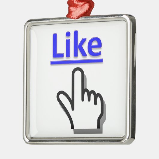 Net als Button Ornament (Links)