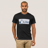 Net als Button T-Shirt (Voorkant volledig)