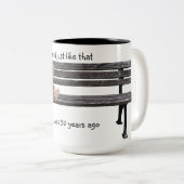 Net als dat konijn op een bank Mok (Voorkant rechts)