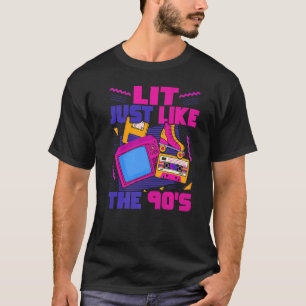 Net als de jaren '90, esthetische nostalgie 1999 t-shirt