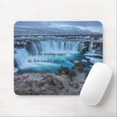 Net als de Muismat Roaring Waves Blue Ocean (Met muis)