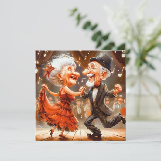 Net als de oude tijd kaart (Staand voorkant)