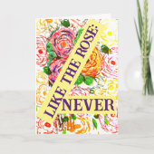 Net als de Rose Never Card Kaart (Voorkant)