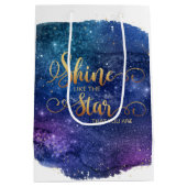 Net als de ster die je krijgt. medium cadeauzakje (Achterkant)