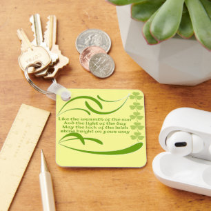 Net als de Warmte van de Zon - Irish Blessing Sleutelhanger