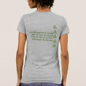 Net als de Warmte van de Zon - Irish Blessing T-shirt (Achterkant)