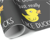 Net als Ducks Funny Duck Lover Cadeaupapier (Rol Hoek)