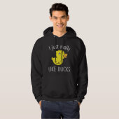 Net als Ducks Funny Duck Lover Hoodie (Voorkant volledig)