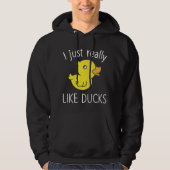 Net als Ducks Funny Duck Lover Hoodie (Voorkant)