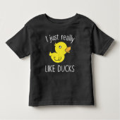 Net als Ducks Funny Duck Lover Kinder Shirts (Voorkant)