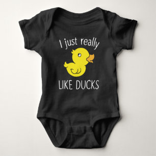 Net als Ducks Funny Duck Lover Romper