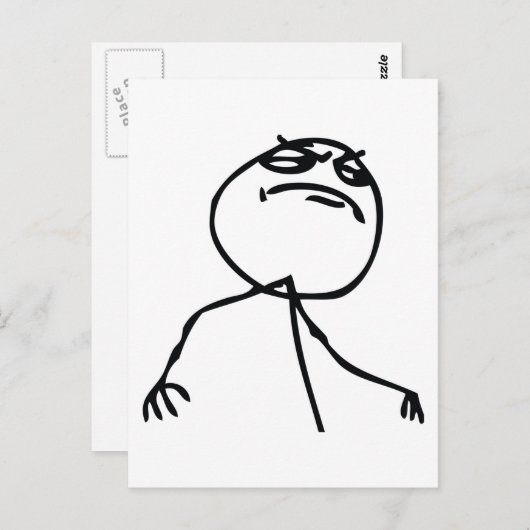 Net als een baas briefkaart (Voorkant / Achterkant)