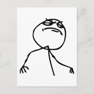 Net als een baas briefkaart