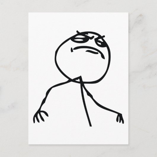 Net als een baas briefkaart (Voorkant)