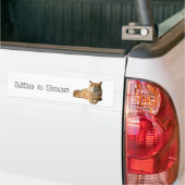 Net als een baas bumpersticker (Op Truck)