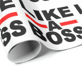 Net als een baas cadeaupapier (Rol Hoek)