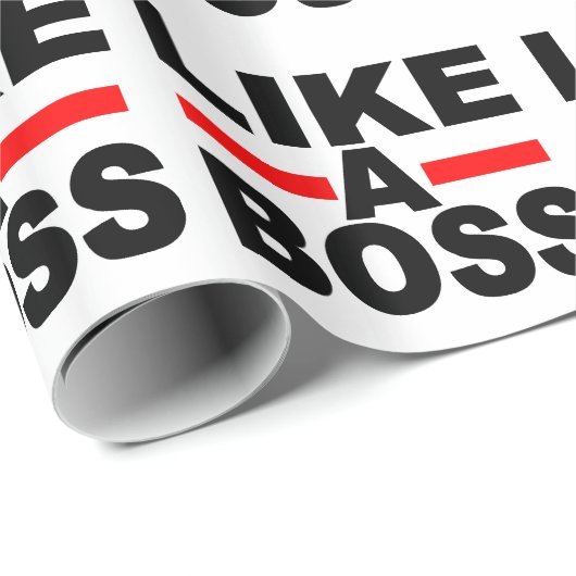 Net als een baas cadeaupapier (Rol Hoek)