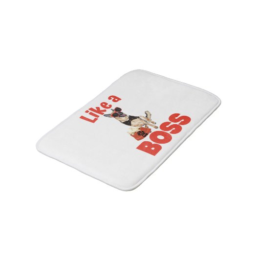 Net als een Baas-Duitse herder Badmat (Gekanteld)