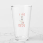 Net als een Baas-Duitse herder Glas (Achterkant)