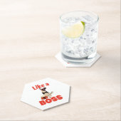 Net als een Baas-Duitse herder Kartonnen Onderzetters (Insitu)