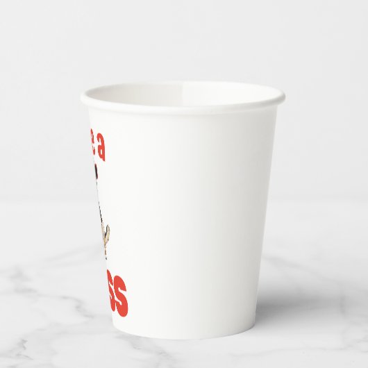 Net als een Baas-Duitse herder Papieren Bekers (Links)