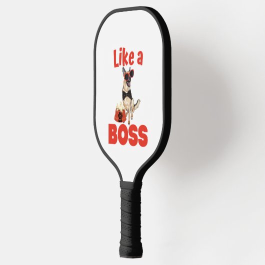 Net als een Baas-Duitse herder Pickleball Paddle (Links)