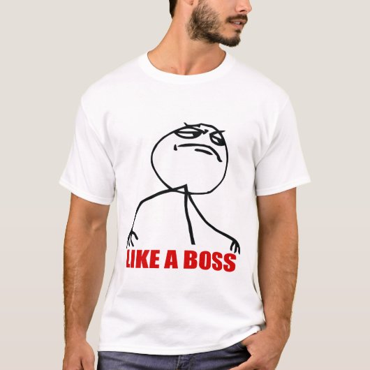 Net als een Baas GTFO-Shirt T-shirt (Voorkant)