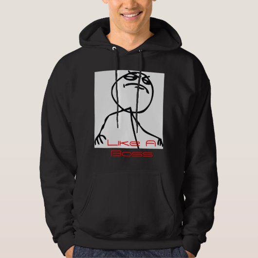 Net als een baas hoodie (Voorkant)