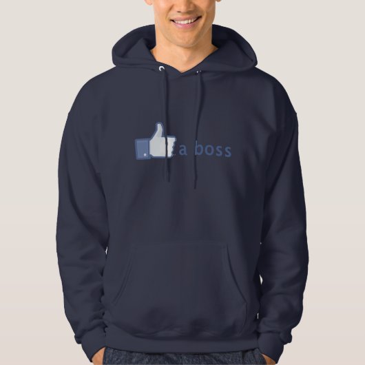 Net als een baas hoodie (Voorkant)