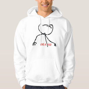 Net als een baas hoodie