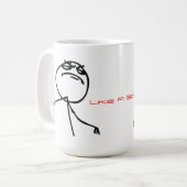 Net als een baas koffiemok (Voorkant links)