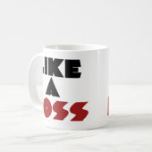 Net als een baas koffiemok (Voorkant links)