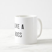 Net als een baas koffiemok (Voorkant rechts)