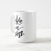 Net als een baas koffiemok (Voorkant links)