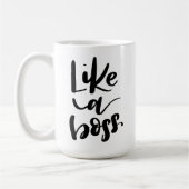 Net als een baas koffiemok (Links)