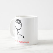 Net als een baas koffiemok (Voorkant links)