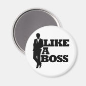 Net als een baas magneet (Voorkant / Achterkant)