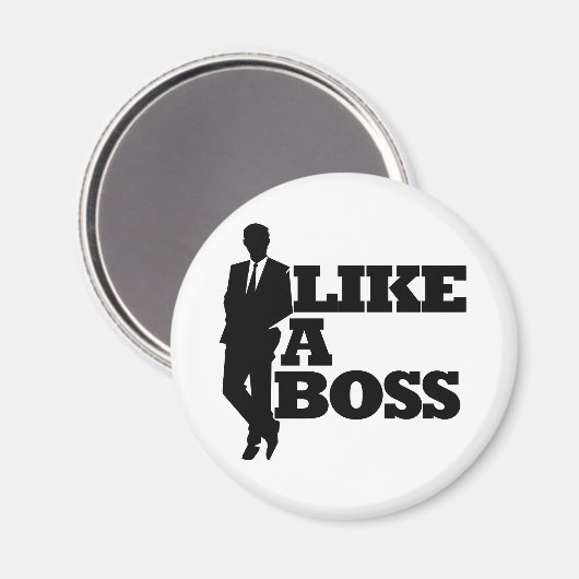 Net als een baas magneet (Voorkant / Achterkant)