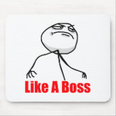 Net als een baas muismat (Voorkant)