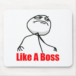 Net als een baas muismat