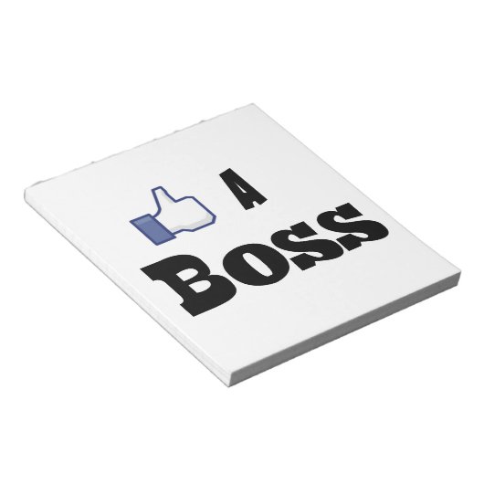 Net als een baas notitieblok (Schuin)