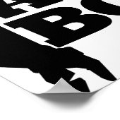 Net als een baas poster (Hoek)