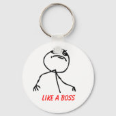 Net als een baas sleutelhanger (Voorkant)