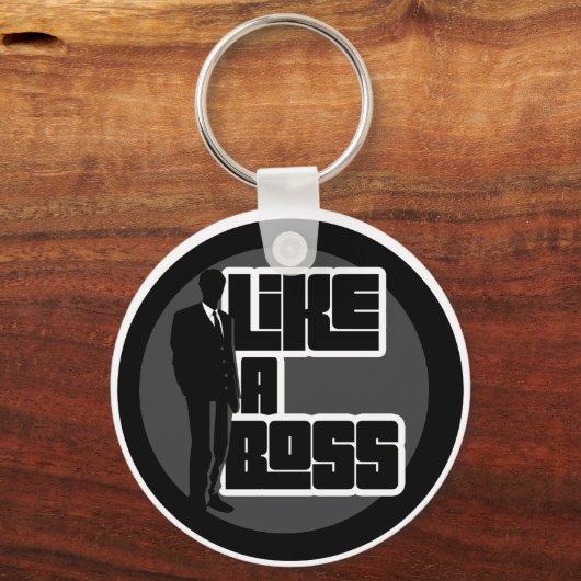 Net als een baas sleutelhanger (Voorkant)